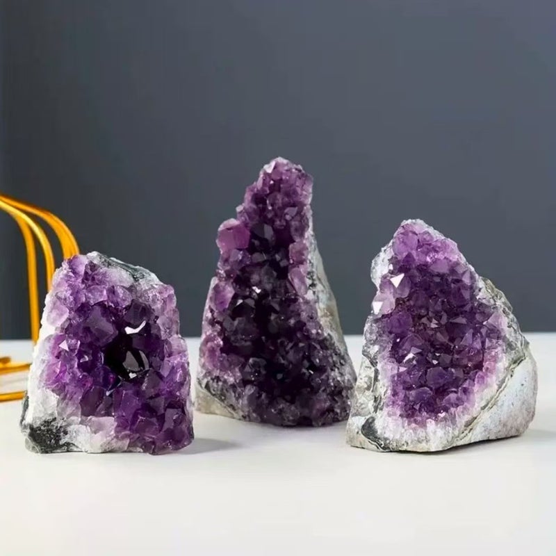 Sale Natural Amethyst Array Brazil Deep Amethyst Array Home Office Crystal Crafts Decoration Ornaments - Image 4